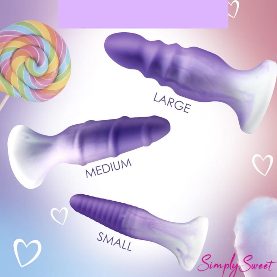 Sweet Silicone Purple Butt Plug