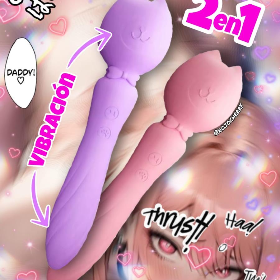 Señor Bigotes Vibrador 2 en 1