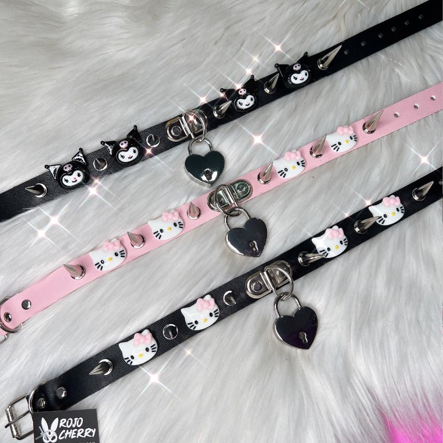 Choker Hello Kitty y Kuromi