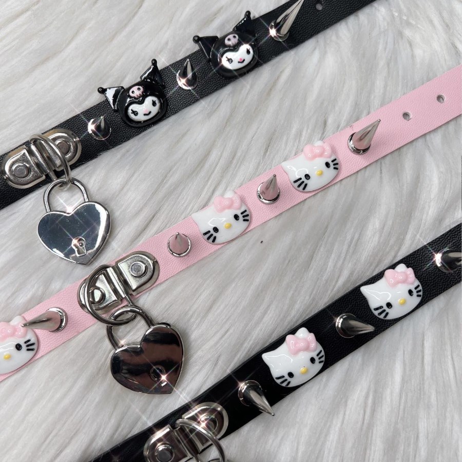 Choker Hello Kitty y Kuromi