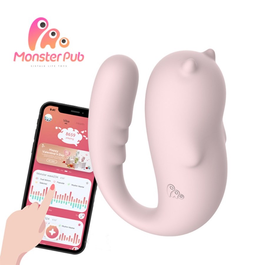 Monster Pub 2 Devil - Vibrador con control remoto en app